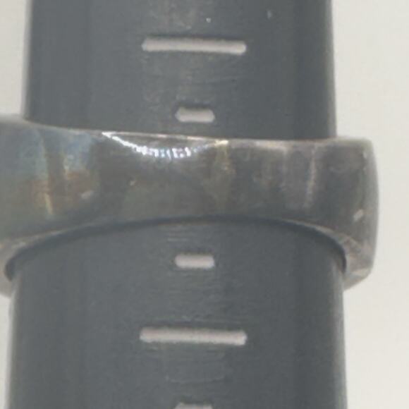 Estate Marcasite Ring Signed MC Marsala Art Deco Style Sterling 925 6g Size 7 - Picture 5 of 6